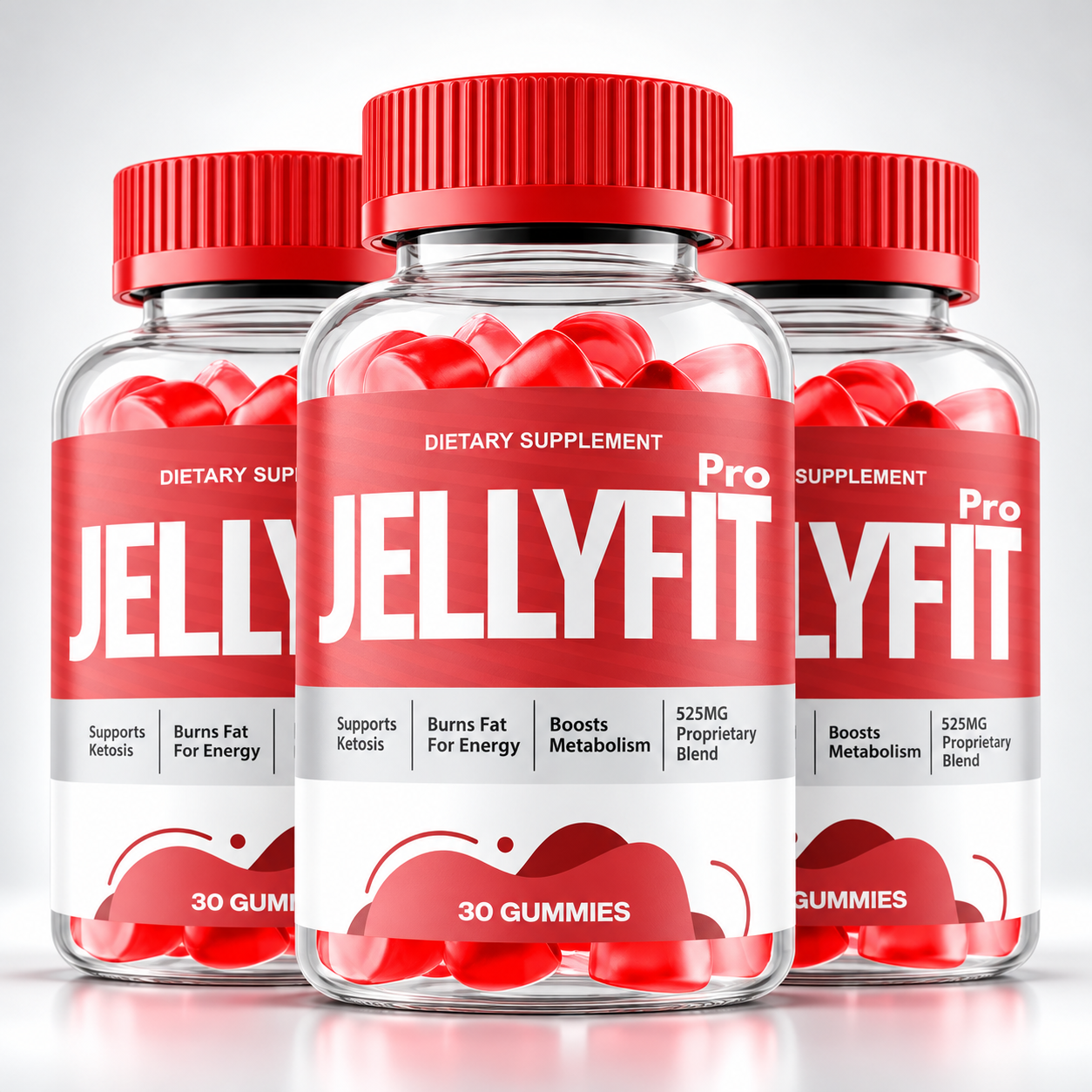JellyFit Pro keto and metabolism support gummies bottle