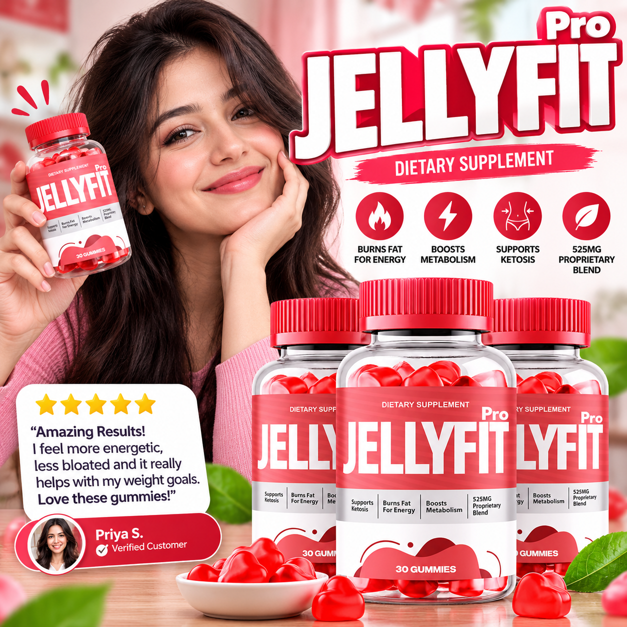 JellyFit Pro review bottle